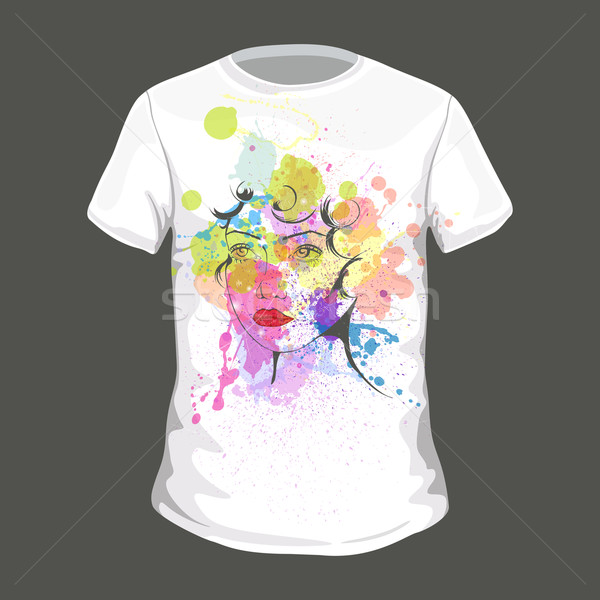 Vector T-shirt Stock photo © RamonaKaulitzki