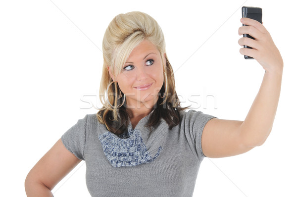 Séduisant jeunes femme blonde Photo stock © RandallReedPhoto