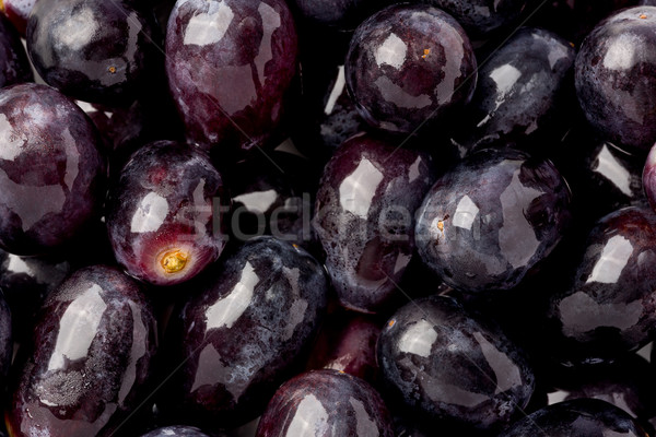 Preto uvas textura vários fresco comida Foto stock © raptorcaptor