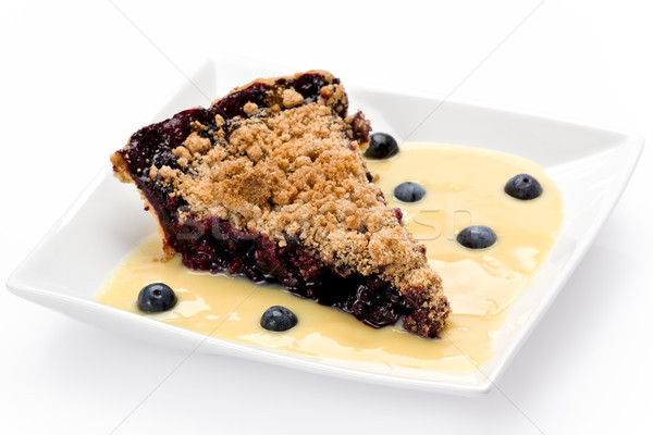 Blueberry Streusel Pie Stock photo © raptorcaptor