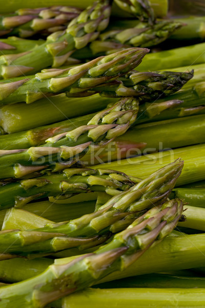 Stockfoto: Groene · asperges · textuur · verscheidene · gekookt · achtergrond