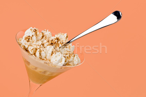 Banana Toffee Parfait Stock photo © raptorcaptor