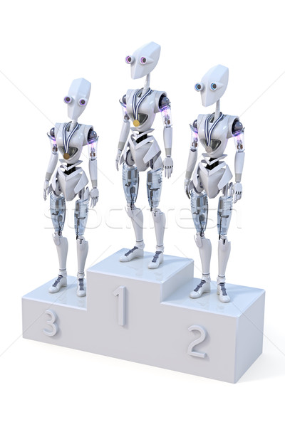 Robots with Medals Stock photo © raptorcaptor