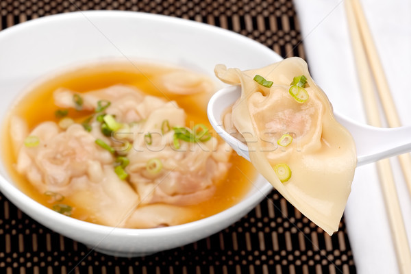 Wonton Soup Stock photo © raptorcaptor