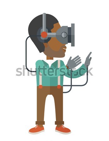 Virtual relaity headset. Stock photo © RAStudio