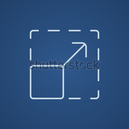 Scalability line icon. Stock photo © RAStudio