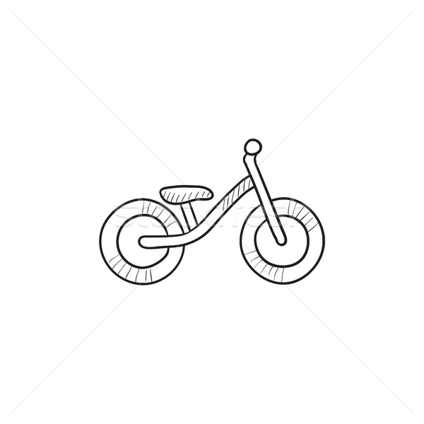 Child bike sketch icon. Stock photo © RAStudio