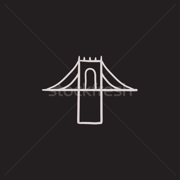 Bridge sketch icon. Stock photo © RAStudio