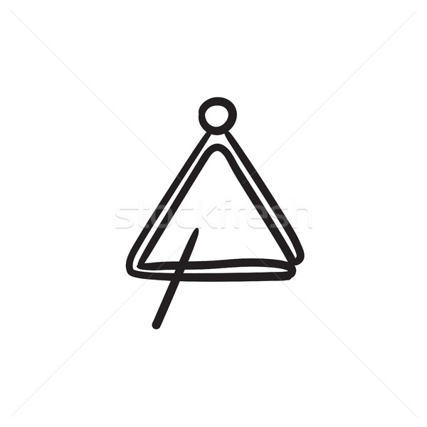 Triangle sketch icon. Stock photo © RAStudio