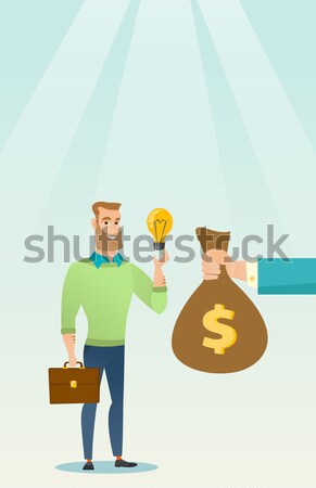 Stock photo: Successful business idea vector illustration.