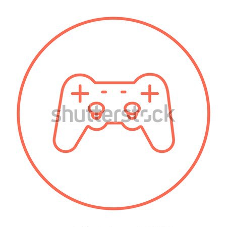 Joystick line icon. Stock photo © RAStudio