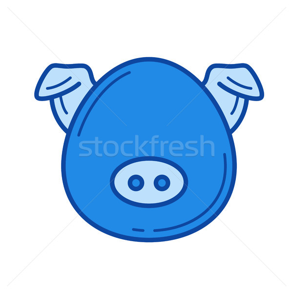 Pork meat line icon. Stock photo © RAStudio