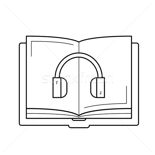 Online learning line icon. Stock photo © RAStudio
