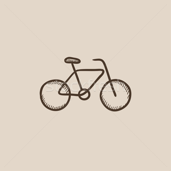 Bicycle sketch icon. Stock photo © RAStudio