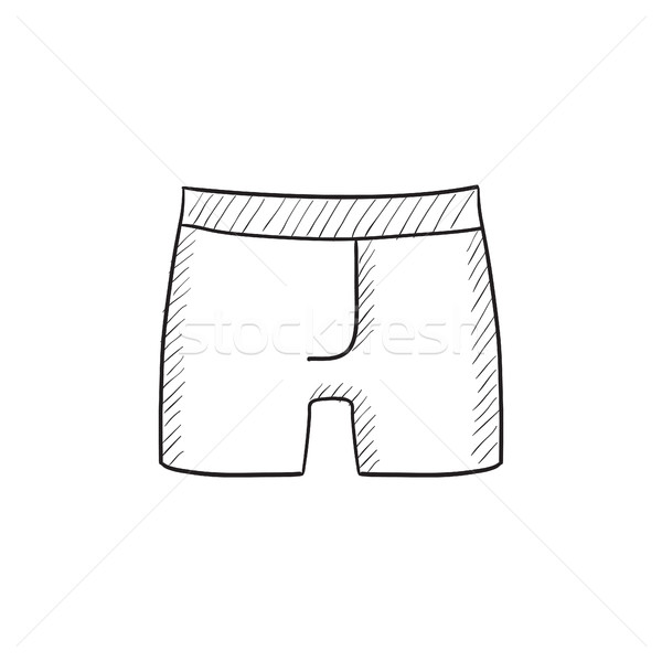 Male underpants sketch icon. Stock photo © RAStudio