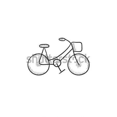 Bicycle sketch icon. Stock photo © RAStudio