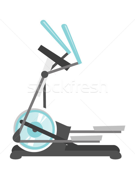 Elliptical cross trainer machine vector cartoon. Stock photo © RAStudio