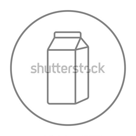 Stock foto: Milchprodukt · line · Symbol · Web · mobile · Infografiken