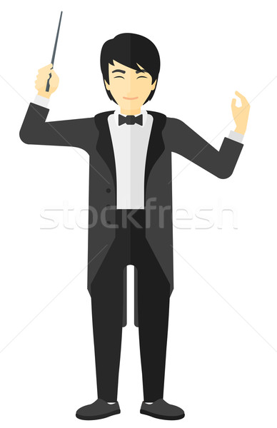 Conductor directing with his baton. Stock photo © RAStudio