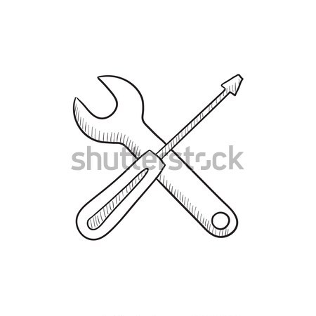 Repair service line icon. Stock photo © RAStudio