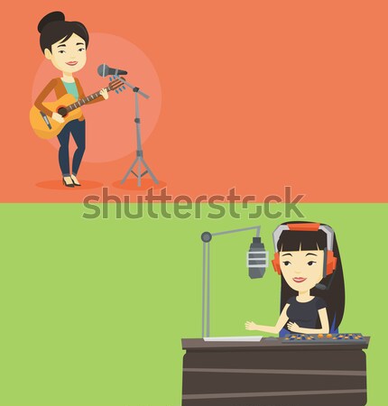 Two media banners with space for text. Stock photo © RAStudio