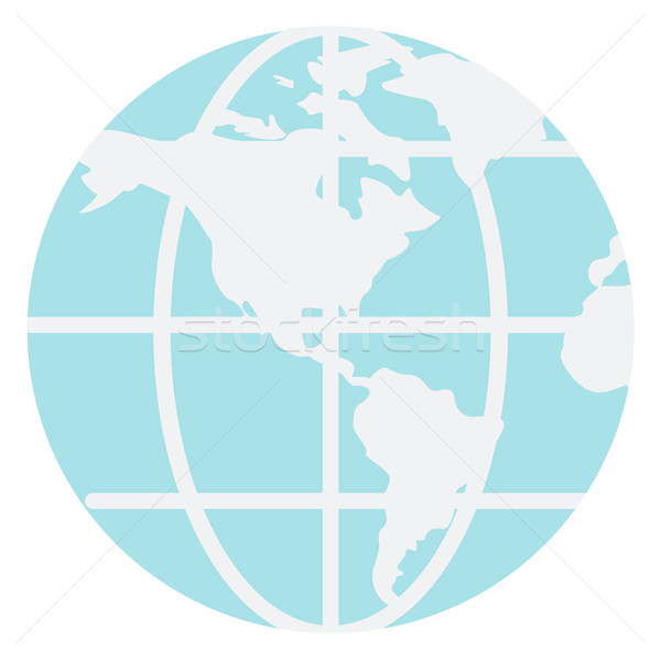 World map and globe Stock photo © RAStudio