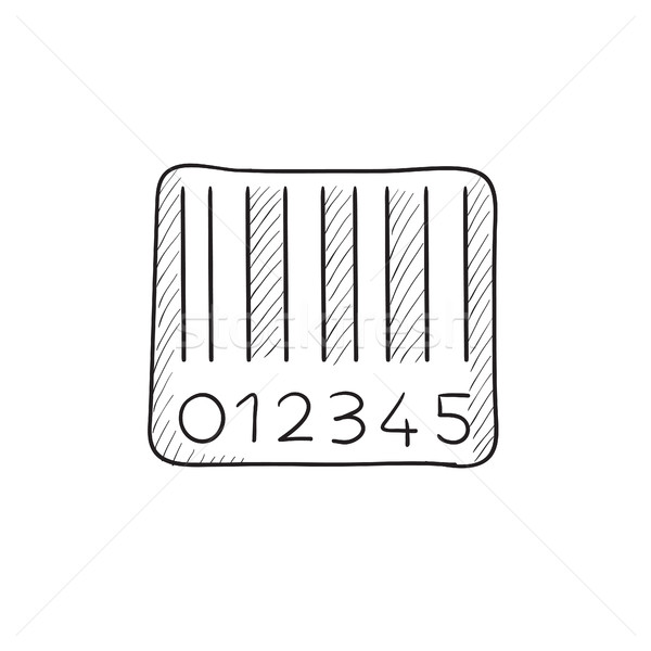 Barcode sketch icon. Stock photo © RAStudio