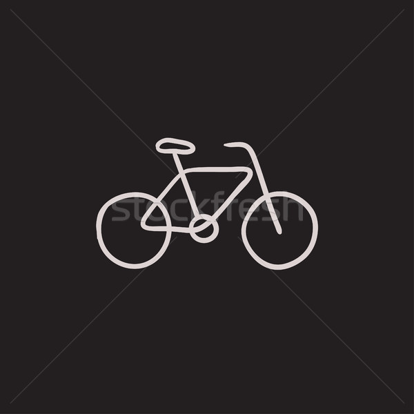 Bicycle sketch icon. Stock photo © RAStudio