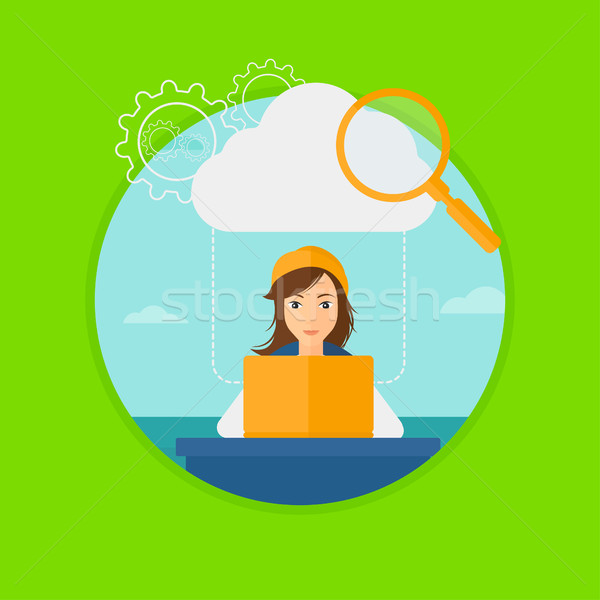 Cloud computing technology. Stock photo © RAStudio