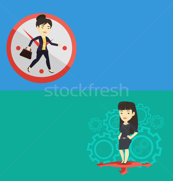 Two business banners with space for text. Stock photo © RAStudio