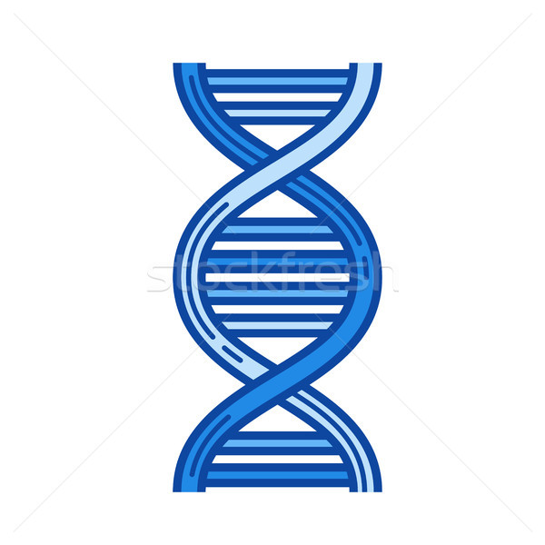 DNS vonal ikon vektor izolált fehér Stock fotó © RAStudio