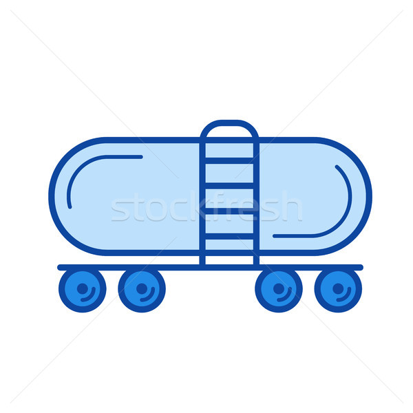 Railroad tank line icon. Stock photo © RAStudio