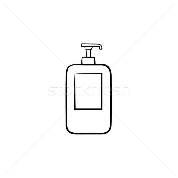 Shampoo schets icon schets doodle Stockfoto © RAStudio