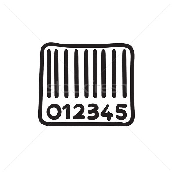 Barcode sketch icon. Stock photo © RAStudio