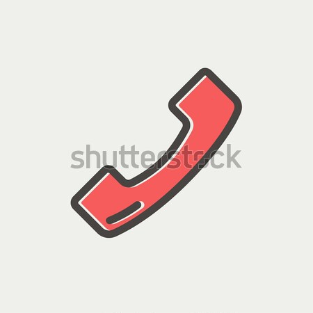 Receiver line icon. Stock photo © RAStudio