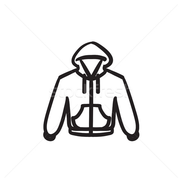 Hoodie sketch icon. Stock photo © RAStudio