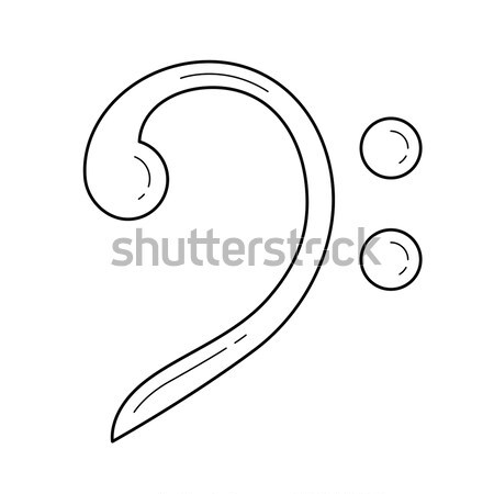 линия икона вектора изолированный белый Сток-фото © RAStudio
