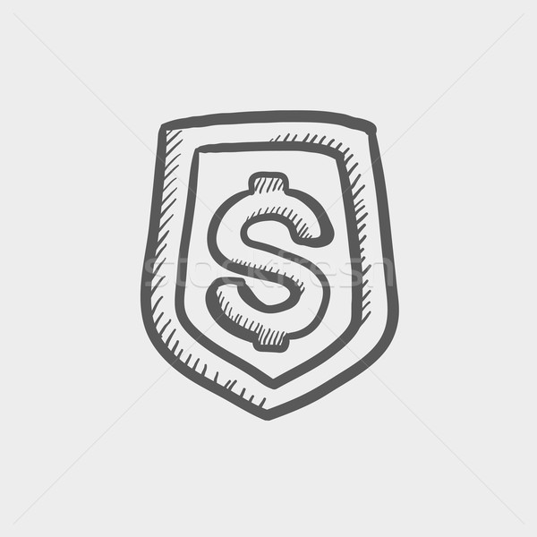 Jeans Pocket With Dollar Symbol Sketch Icon Vector Illustration C Rastudio Stockfresh