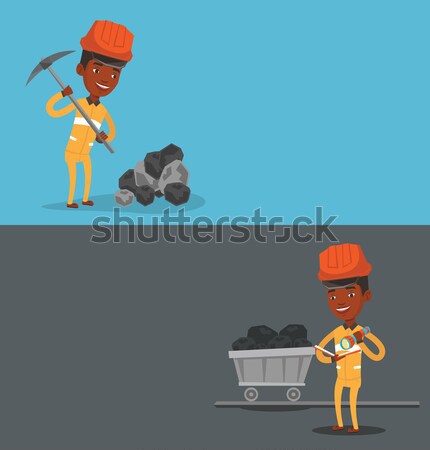Two industrial banners with space for text. Stock photo © RAStudio