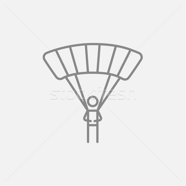 Skydiving line icon. Stock photo © RAStudio