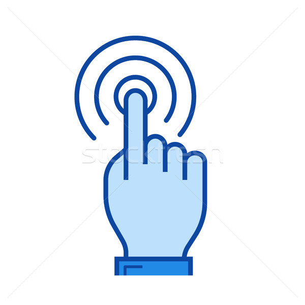 Click line icon. Stock photo © RAStudio