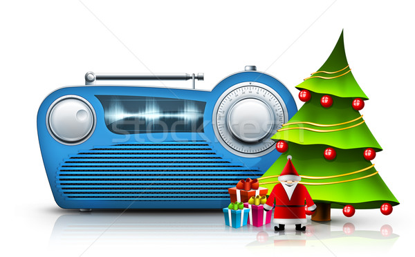 Christmas Radio Stock photo © RAStudio