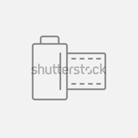 Camera roll line icon. Stock photo © RAStudio