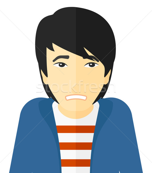Asian man vector ontwerp illustratie Stockfoto © RAStudio