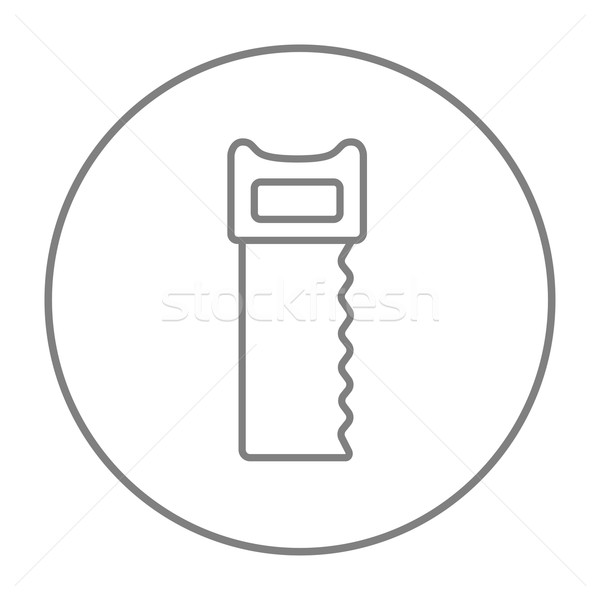 Saw line icon. Stock photo © RAStudio