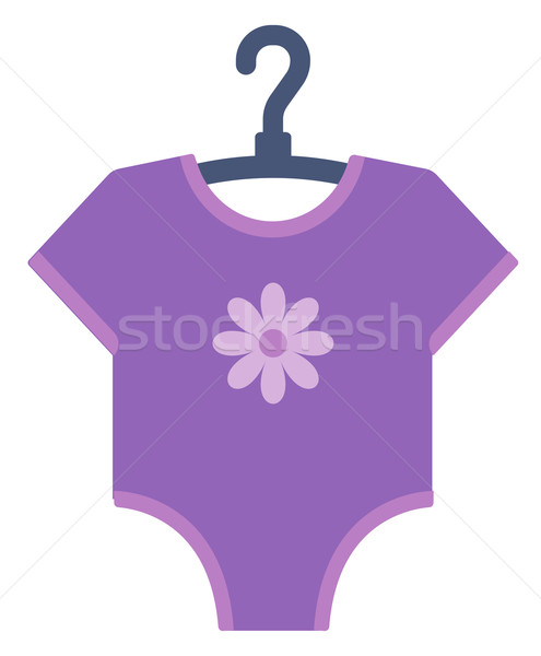 Purple bodysuit for baby Stock photo © RAStudio