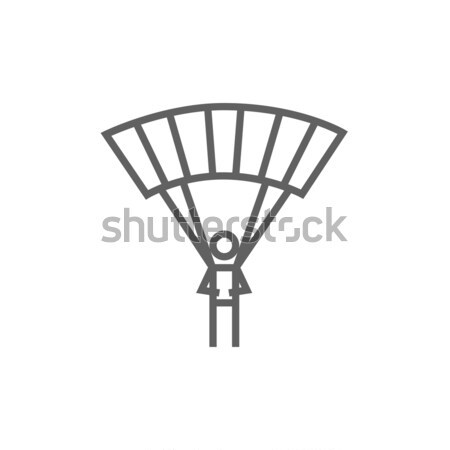 Skydiving line icon. Stock photo © RAStudio