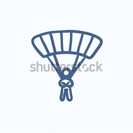Skydiving line icon. Stock photo © RAStudio