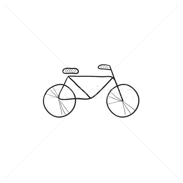 велосипед · эскиз · икона · вектора · изолированный · рисованной -  Векторная графика © RAStudio (#7312672) | Stockfresh