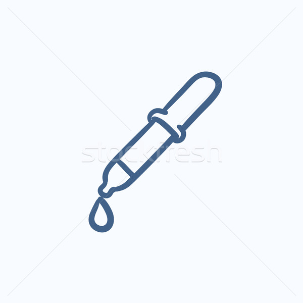 Pipette sketch icon. Stock photo © RAStudio